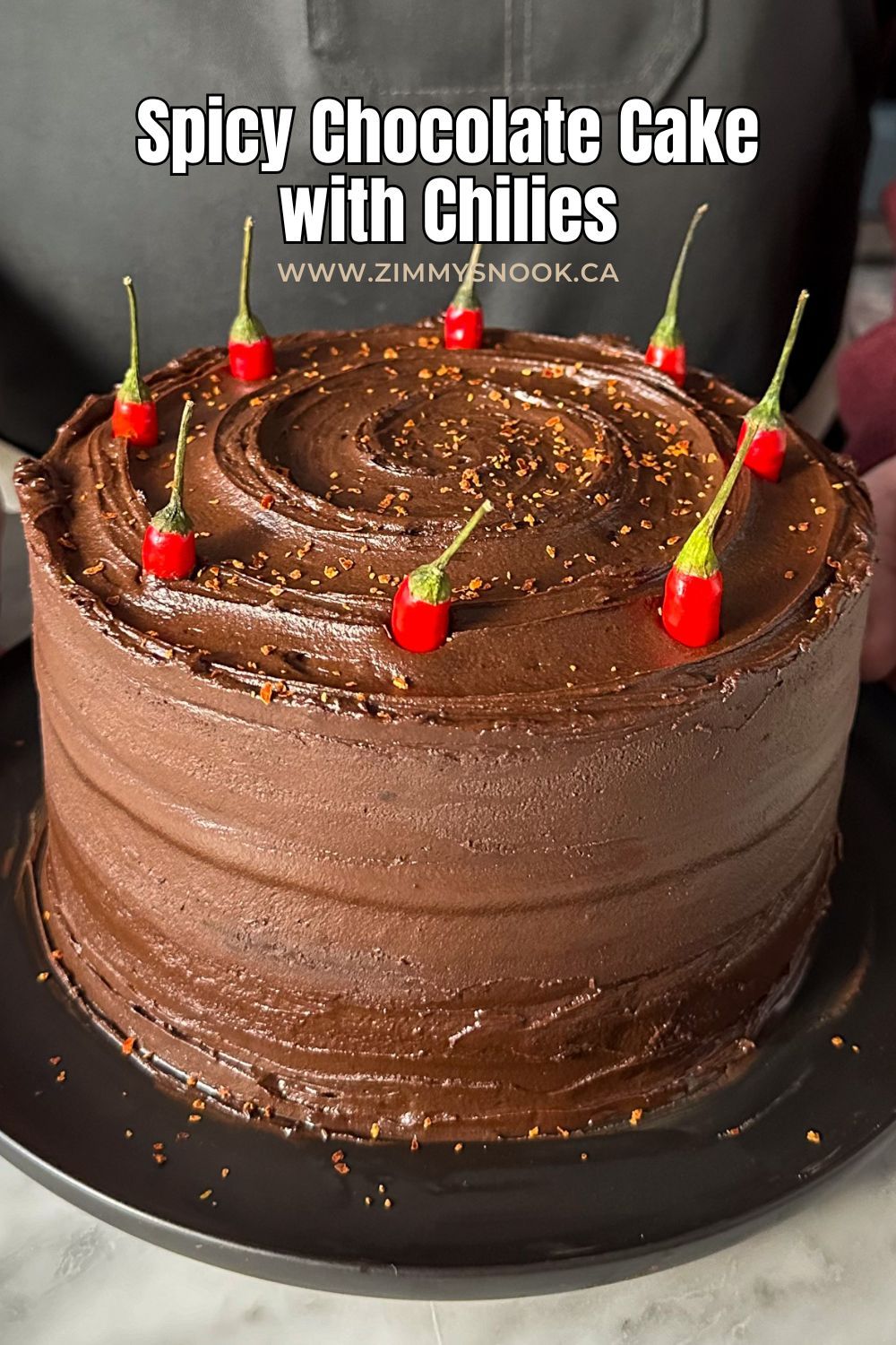 Authentic Mexican Chocolate Chili Cake