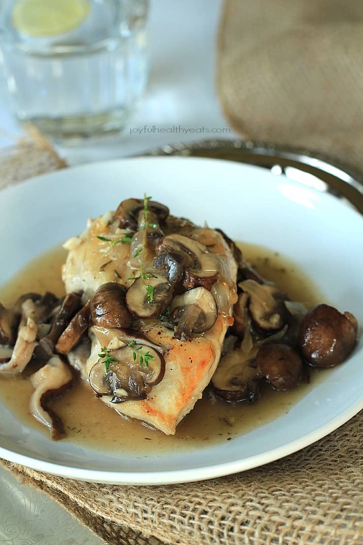 Pan-Seared Chicken with Mushroom and Thyme