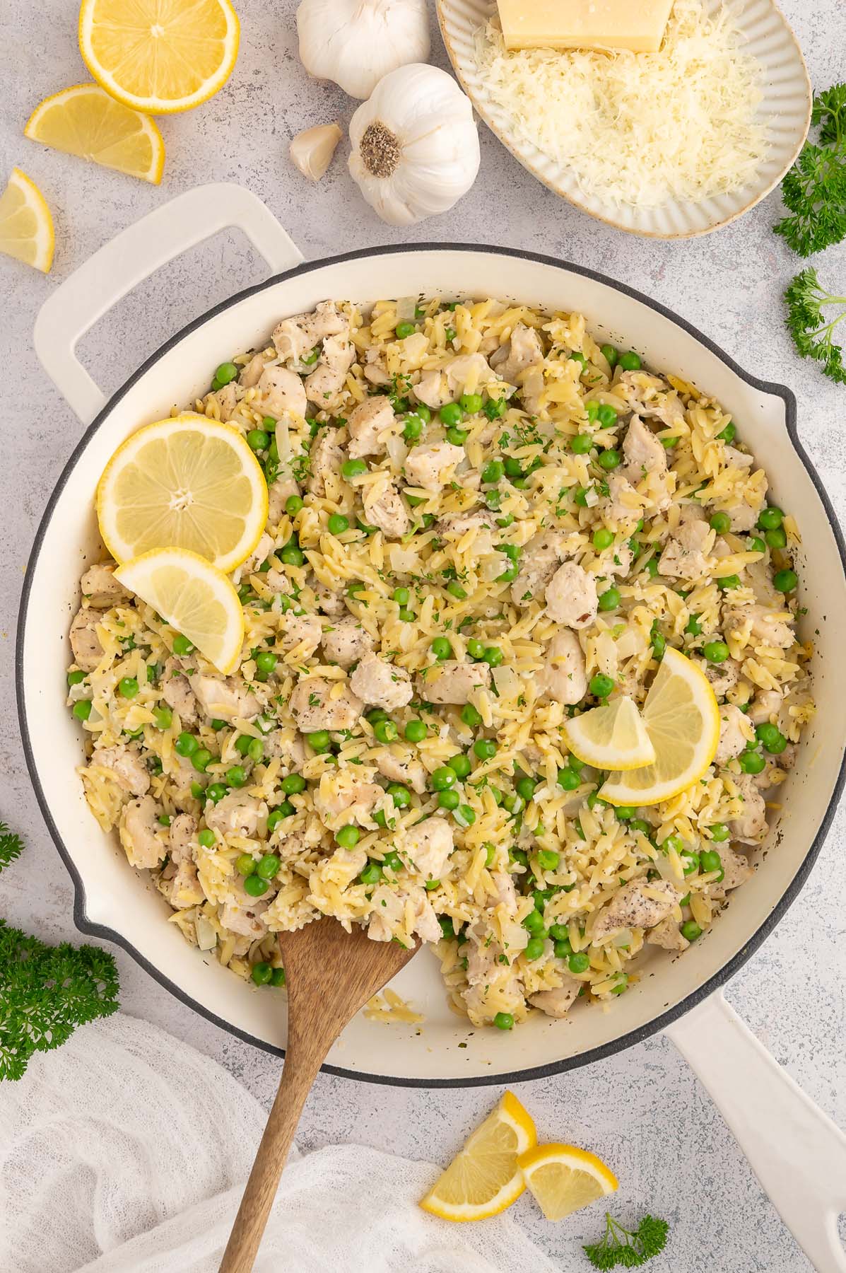 One-Pot Lemon Chicken and Orzo