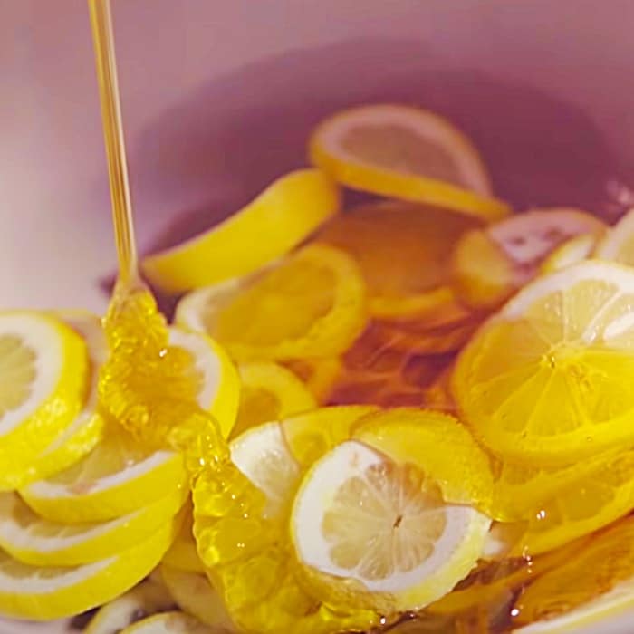 Victorian Gin Punch with Lemon and Cointreau