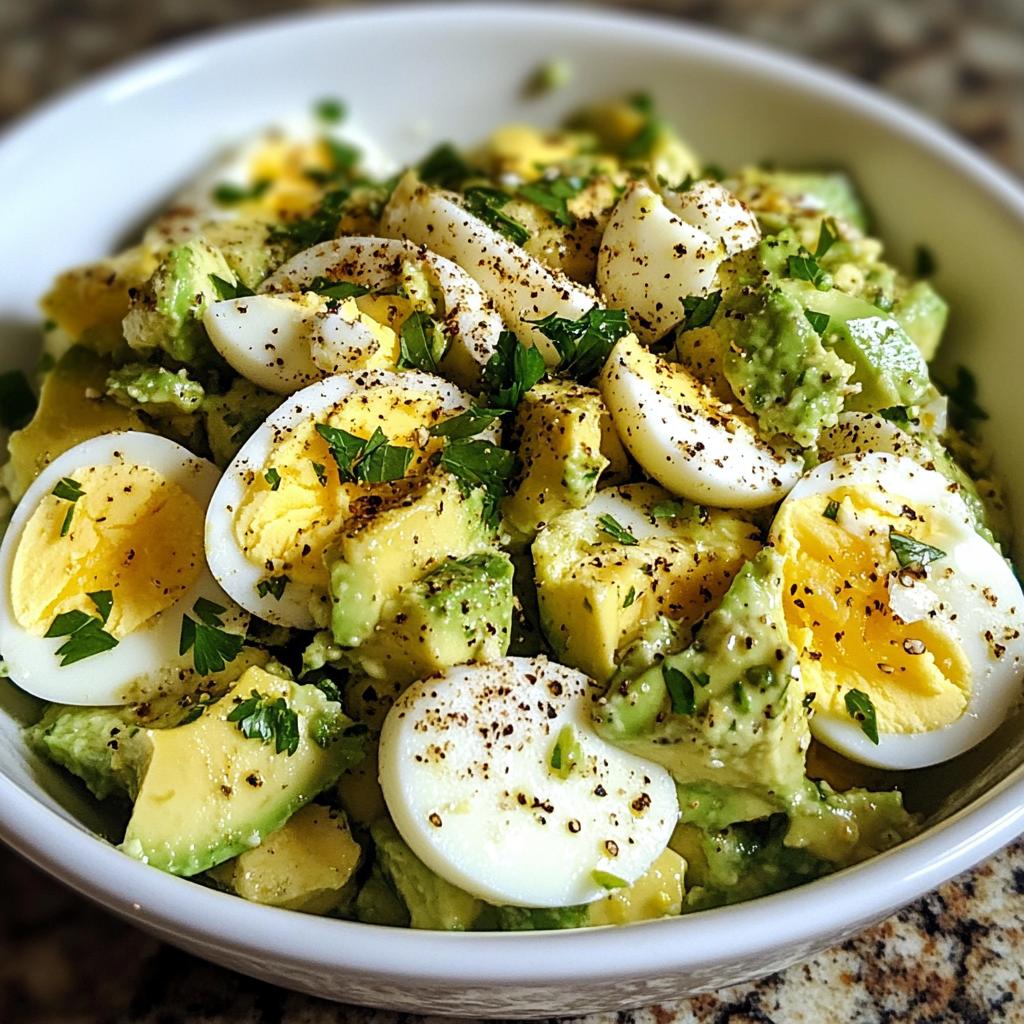 Avocado-Carrot Egg Salad with Lemon