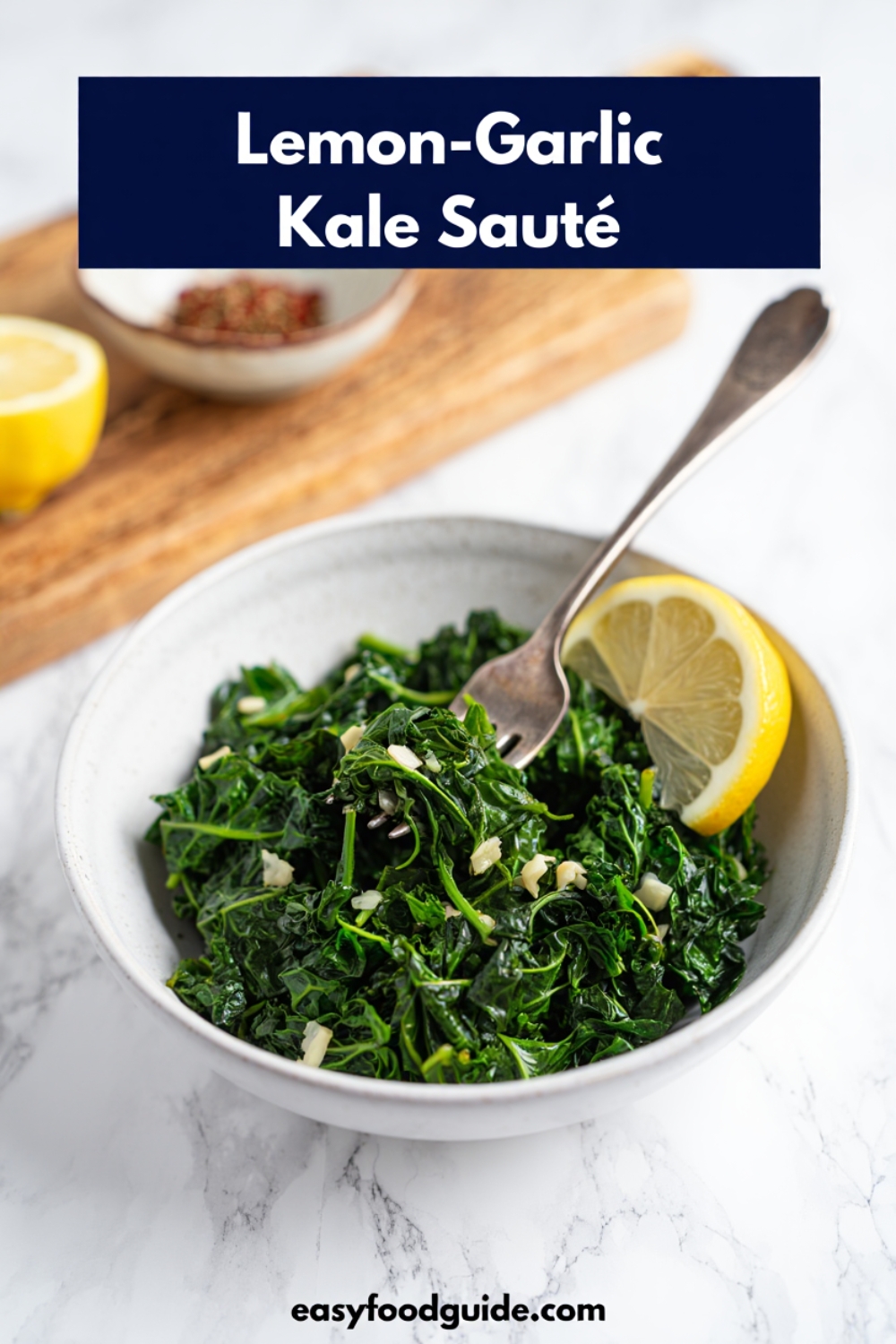 Sautéed Kale with Lemon and Garlic