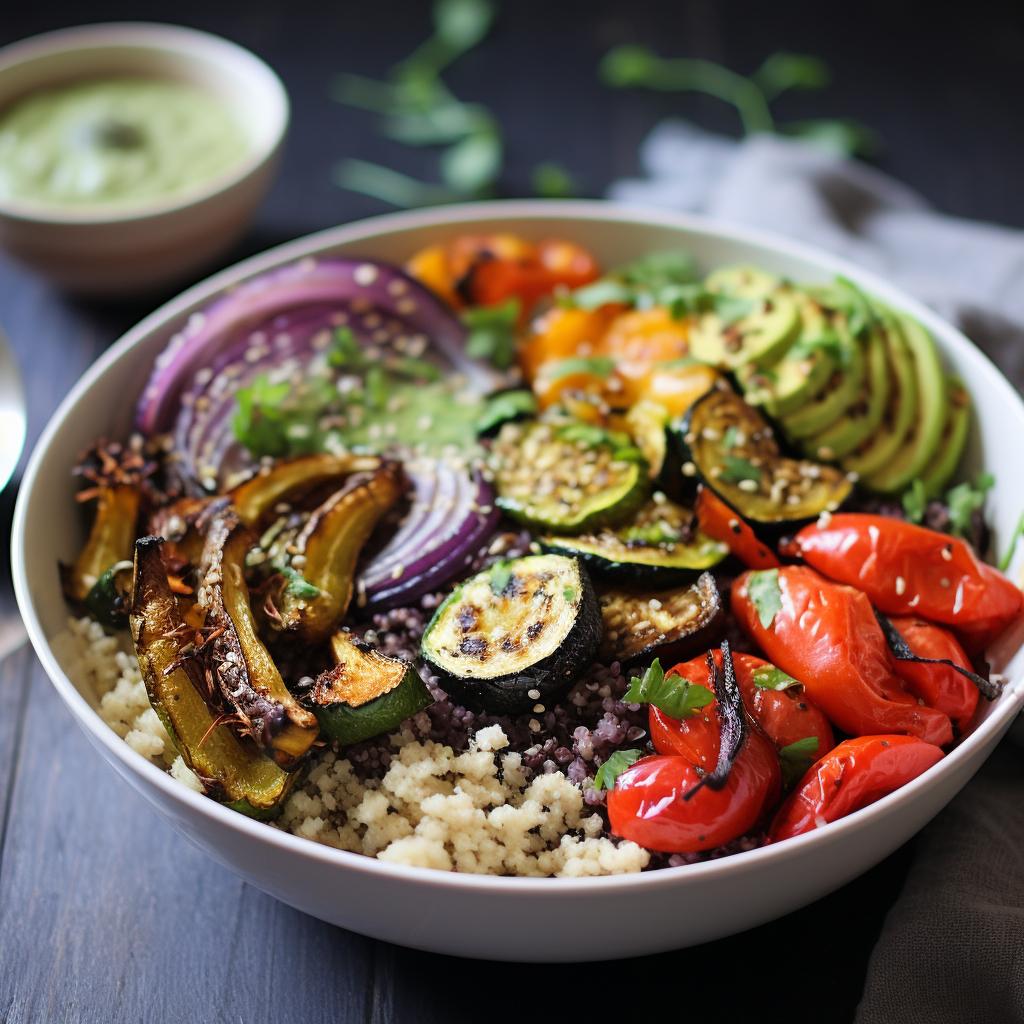 One-Pot Lemon Thyme Roasted Vegetable Quinoa