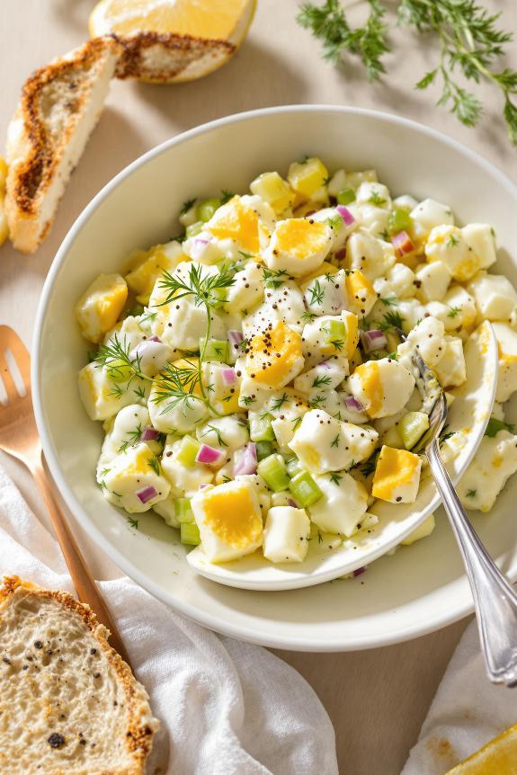 Herb-Infused Egg Salad with Celery