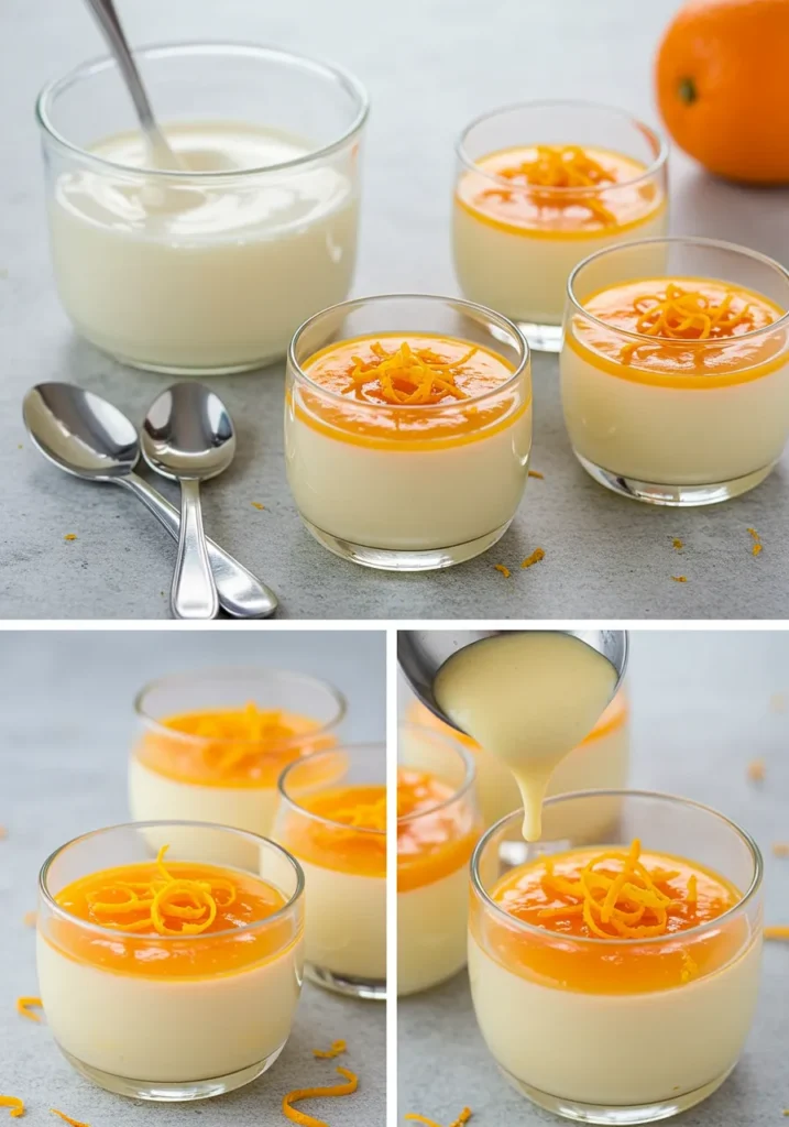 Silky Aperol Panna Cotta with Orange Compote