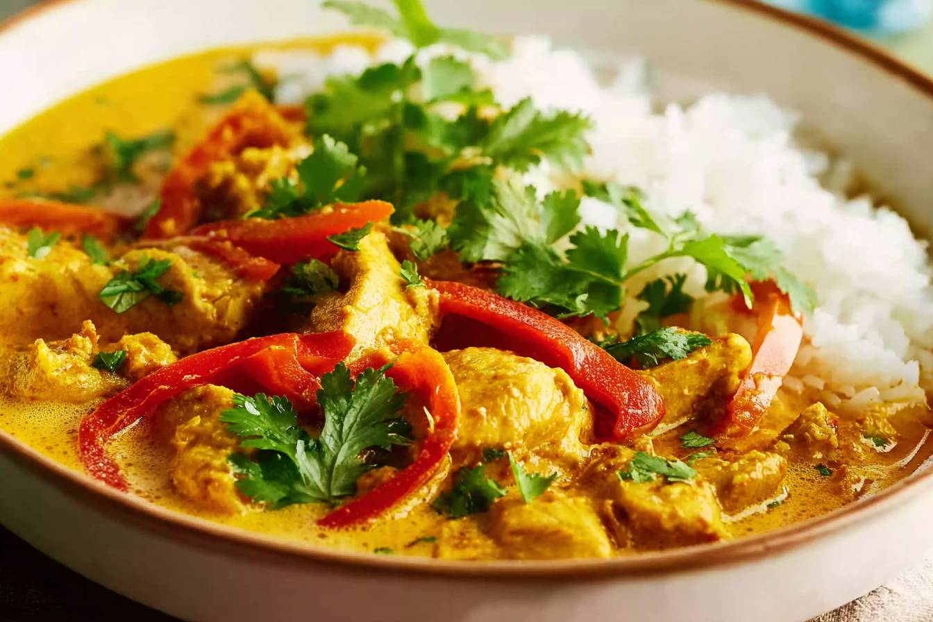 Coconut Mango Curry with Jasmine Rice