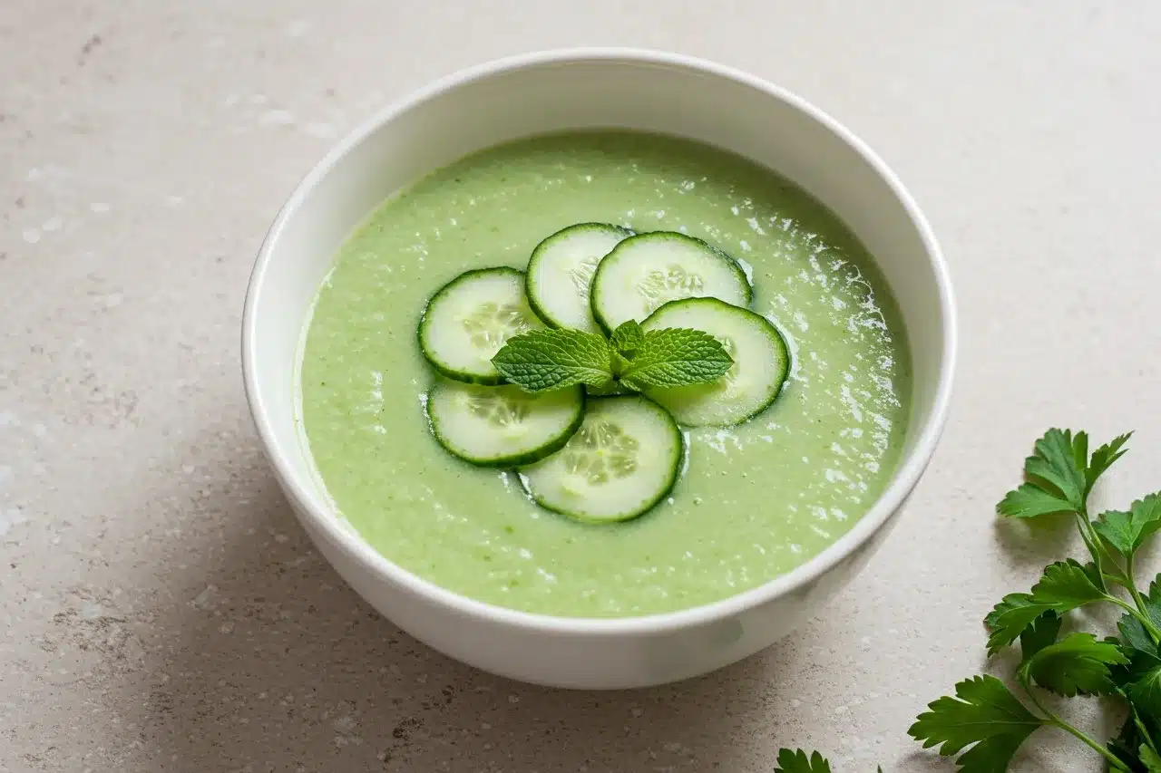 Creamy Cucumber-Mint Soup