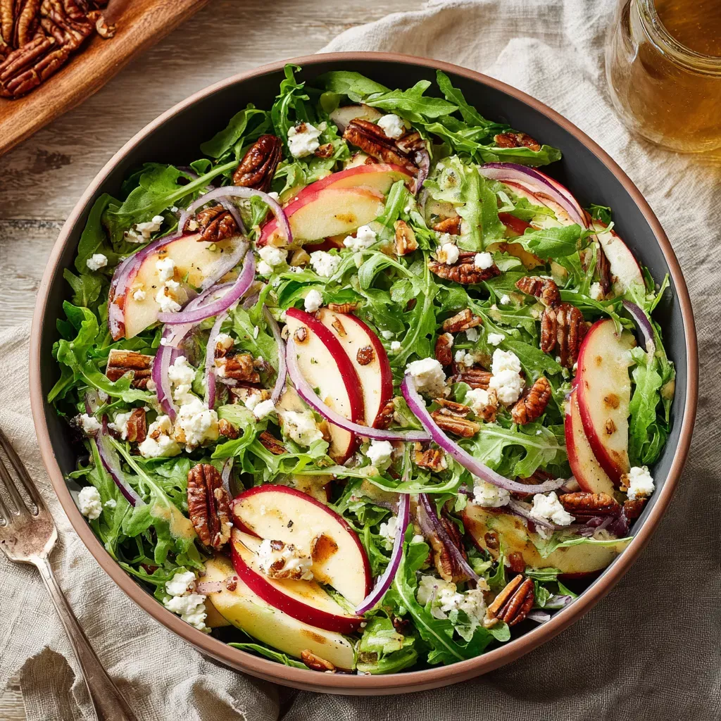 Half-Apple Cinnamon Arugula Salad