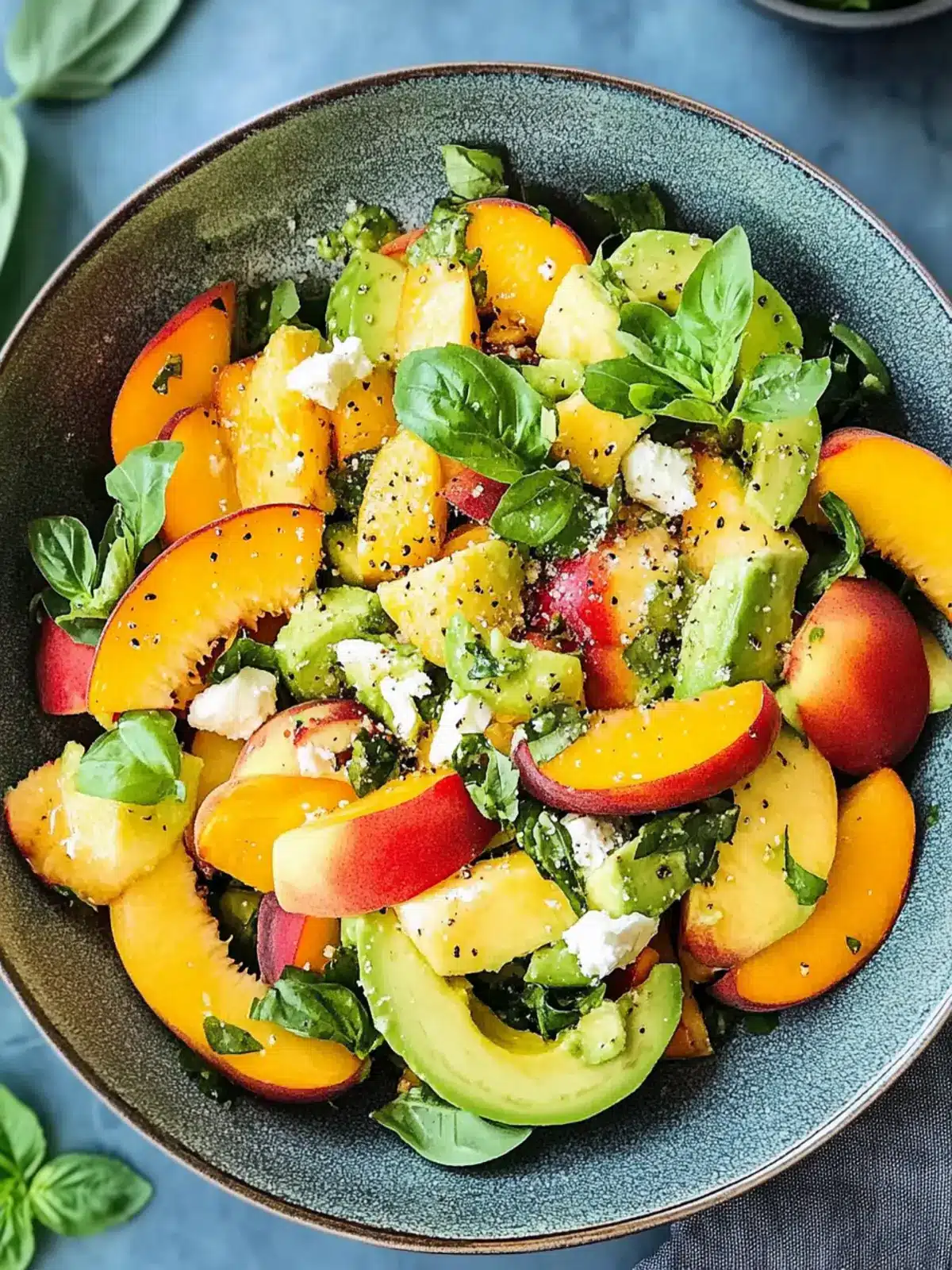 Half-Peach and Avocado Grain Salad