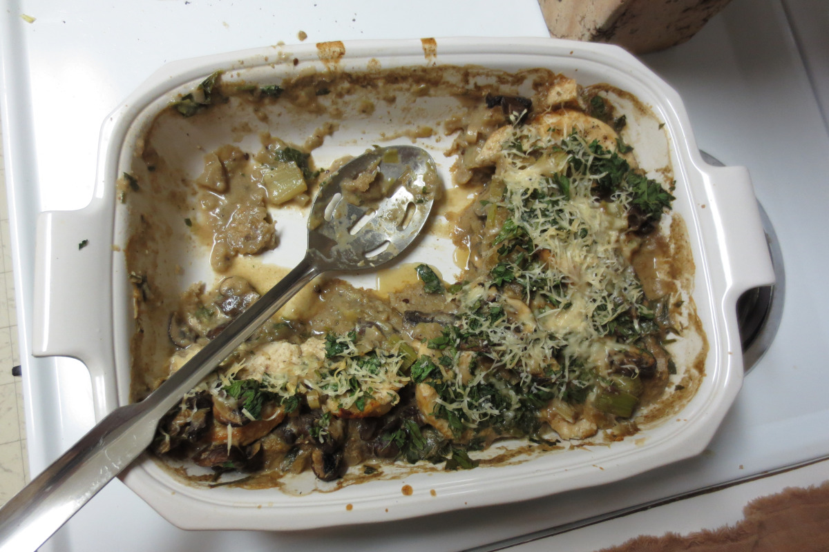 Mushroom and Leek Baked Casserole