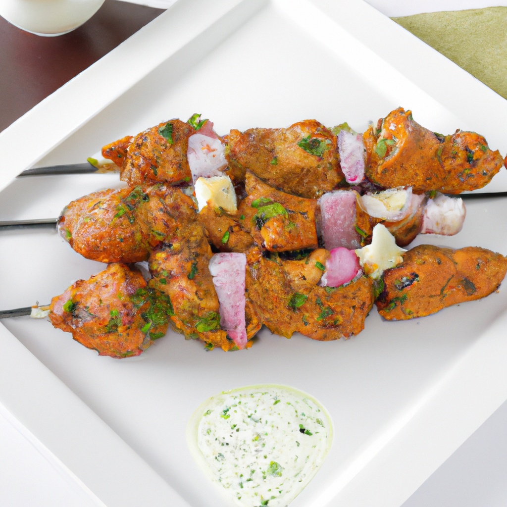 Spicy Tandoori Chicken Skewers