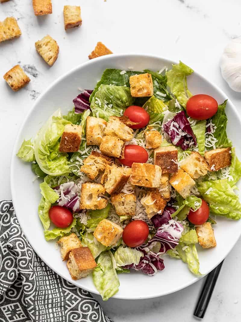Garden-Roasted Tomato and Herb Salad with Crispy Bread Croutons