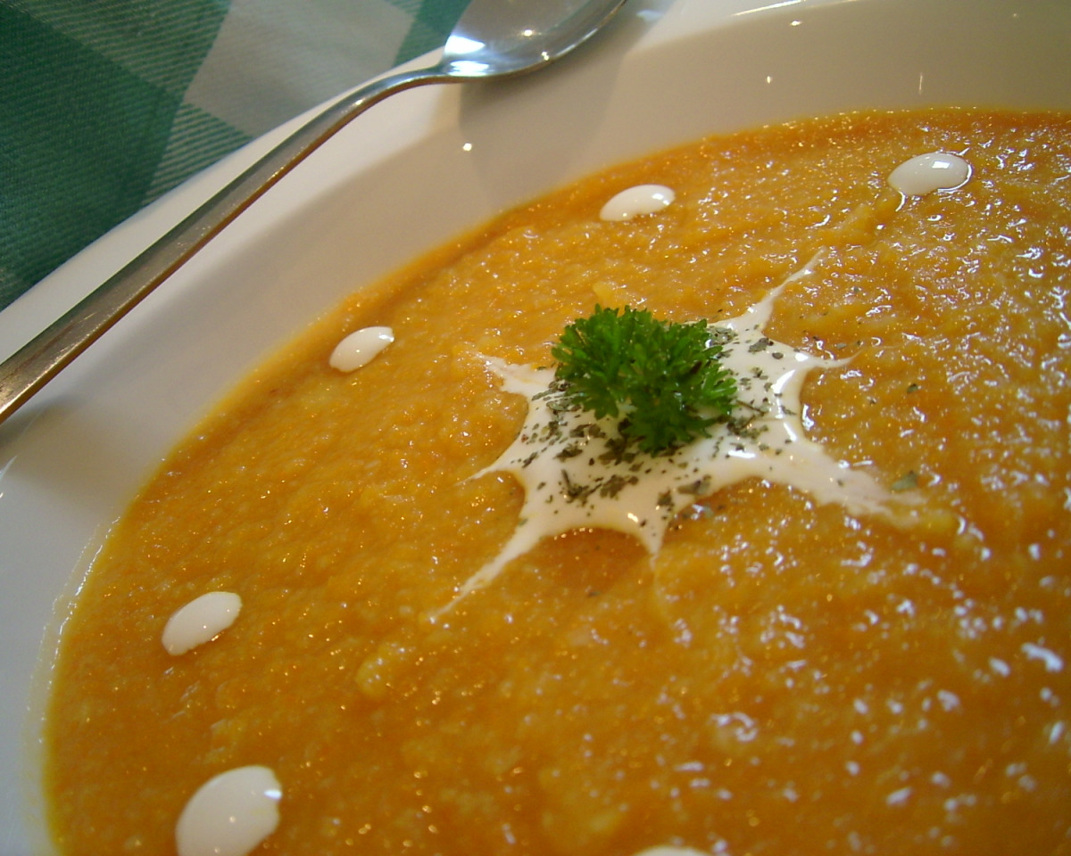 Honey-Glazed Carrot and Parsnip Soup