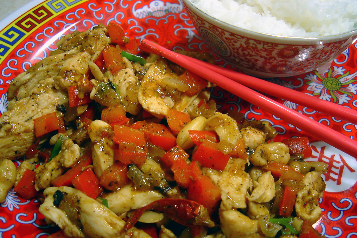 Dried Chili Chicken Stir-fry