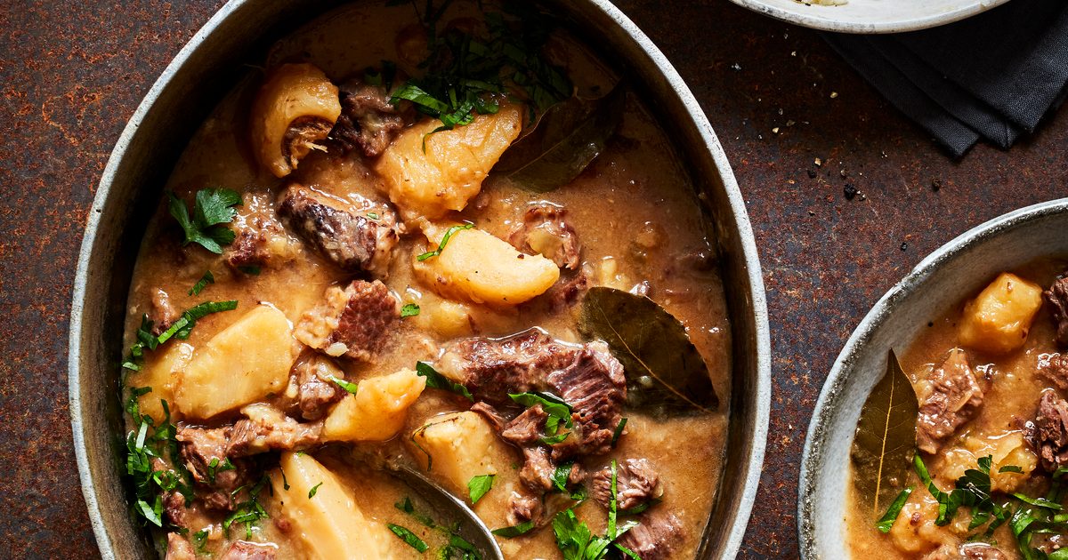 Beef and Parsnip Stew with Thyme