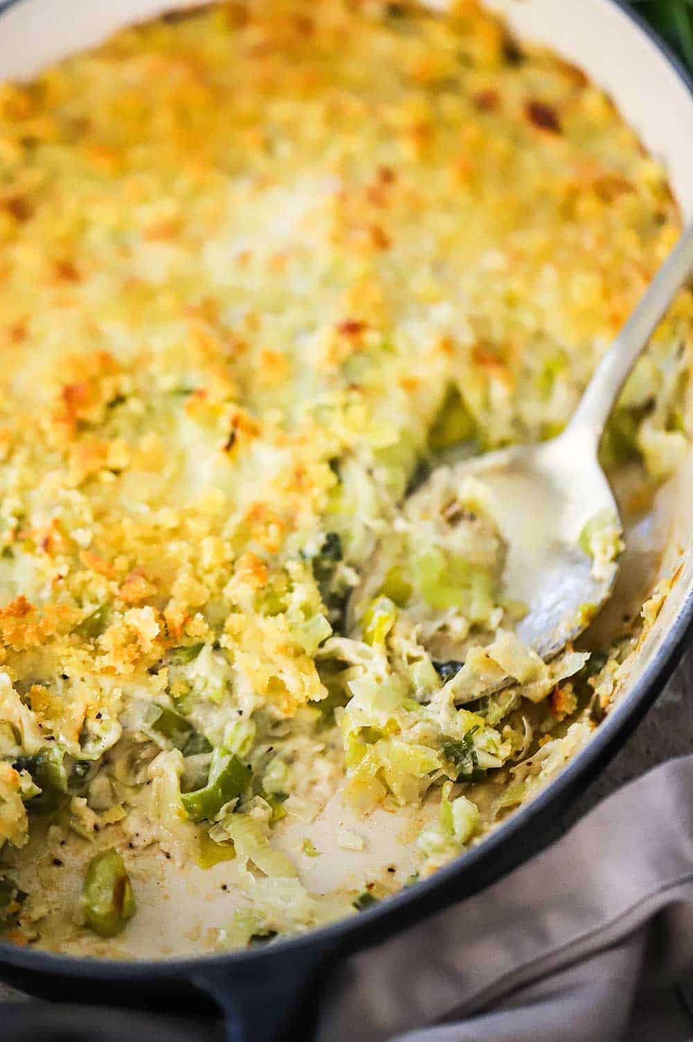 Baked Leek and Gruyère Gratin