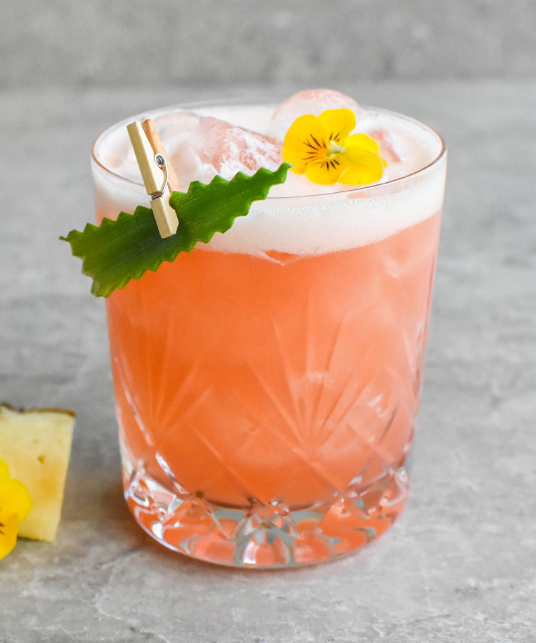 Jamaican Rum Jungle Bird with Pineapple