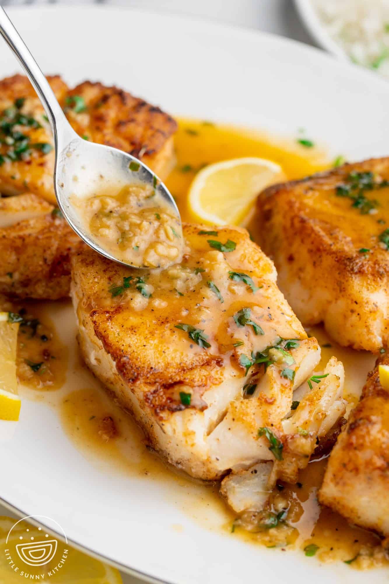 Pan-Seared Cod with Lemon and Fresh Dill