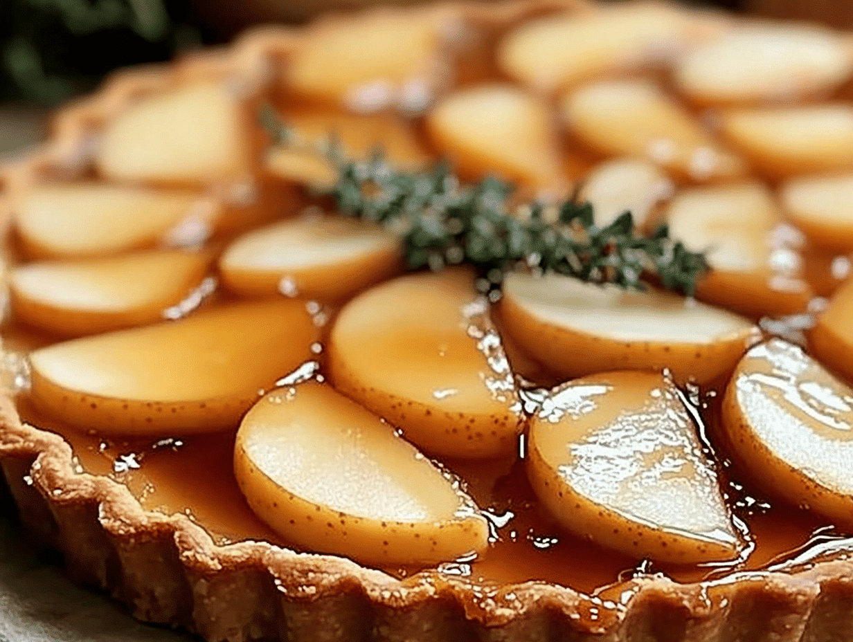 Pear and Gruyère Tart with Thyme