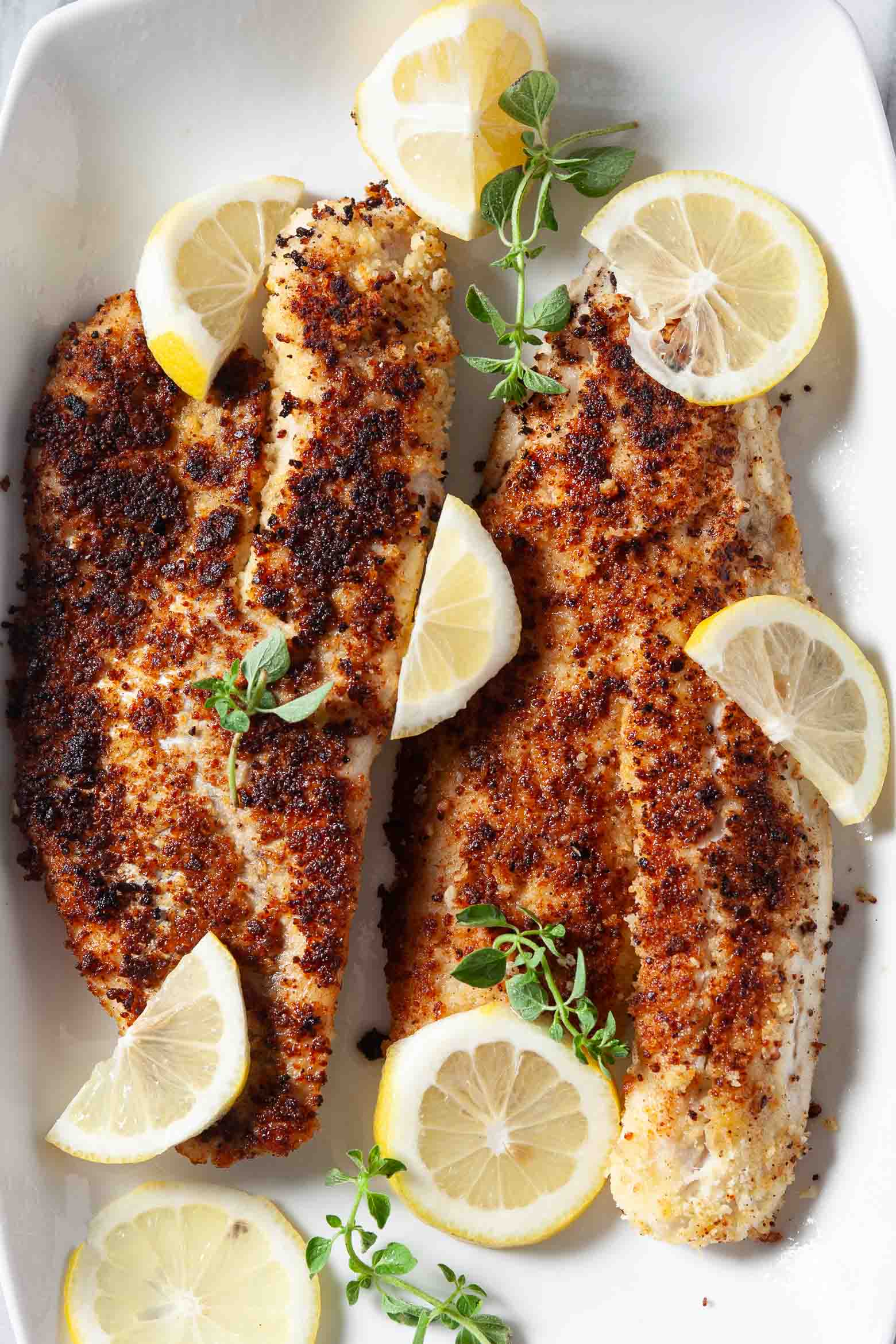 Pan-Seared Walleye with Crispy Onions