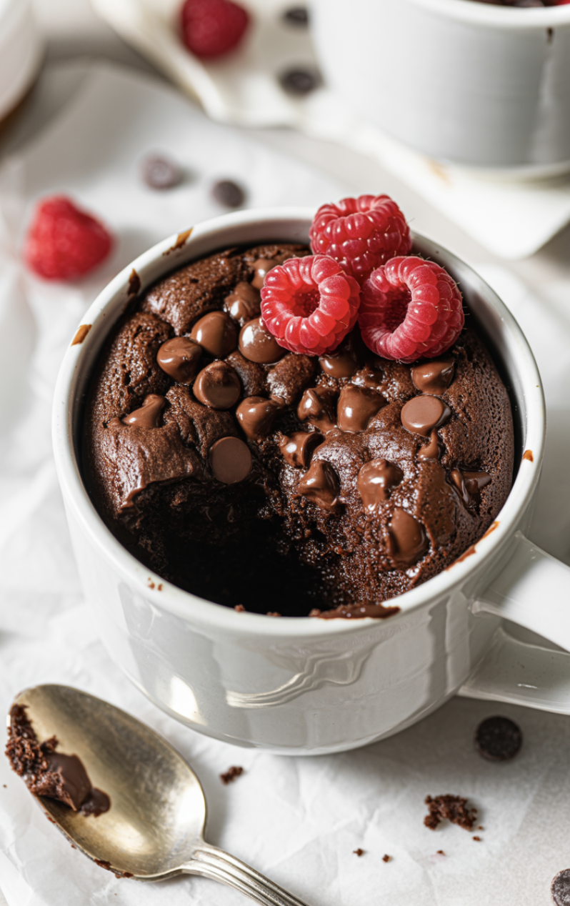 Three-Ingredient Chocolate Mug Cake
