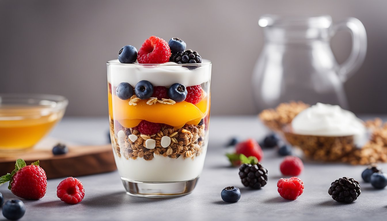 Lightly Sweetened Greek Yogurt Parfait
