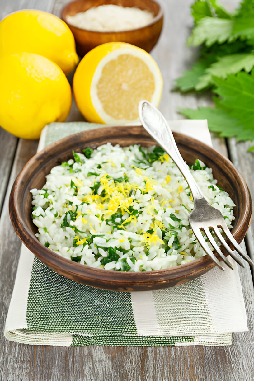 Cauliflower 'Rice' Sautéed with Lemon Zest