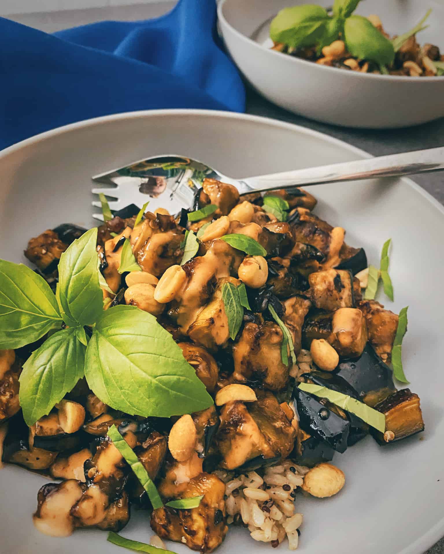Stir-Fried Eggplant with Soy and Ginger