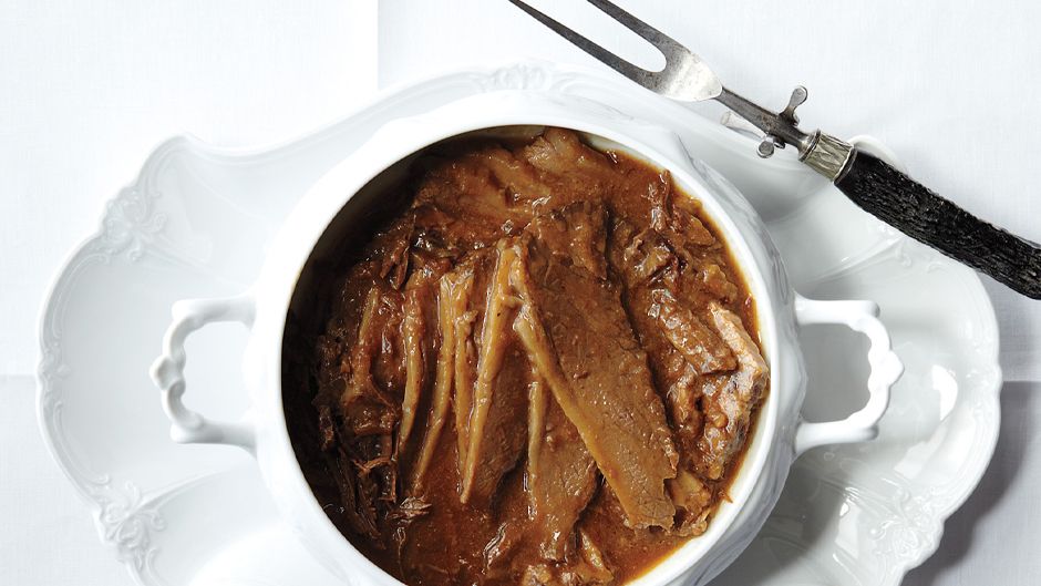 Belgian Blonde Ale-Braised Beef with Root Vegetables