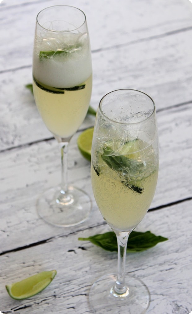 Cucumber Lime Prosecco Spritz