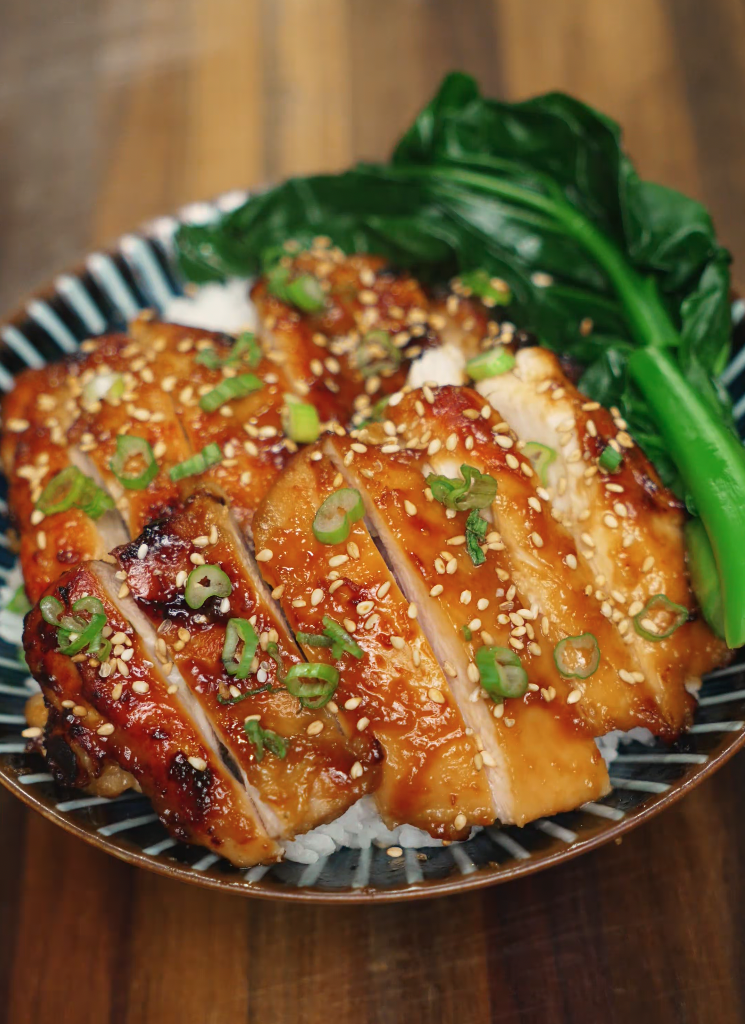 Miso-Glazed Chicken Thighs with Bok Choy