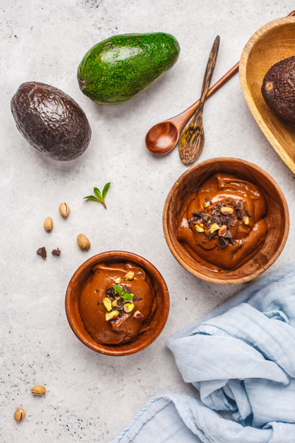 Avocado and Cacao Chocolate Mousse