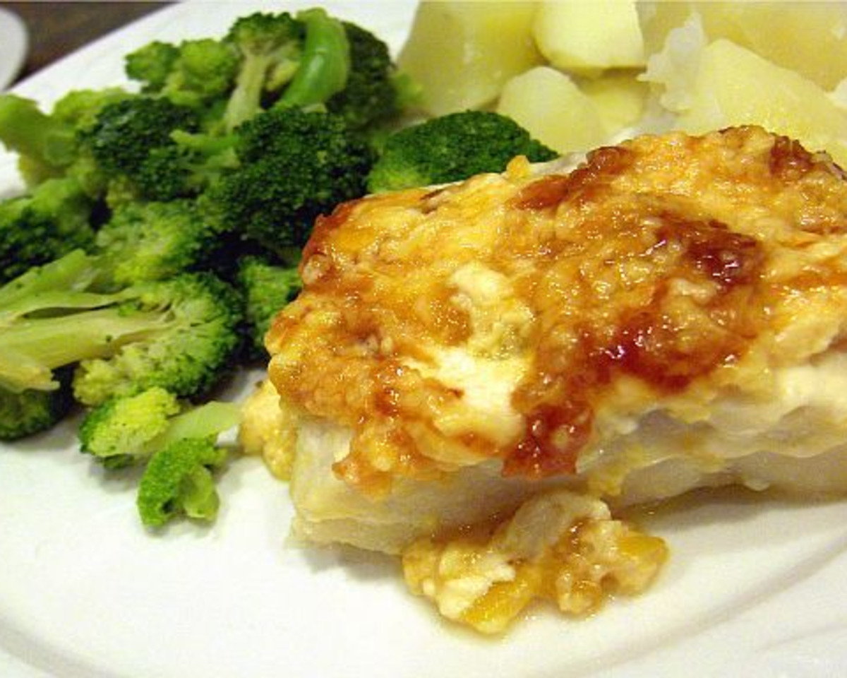 Herbed Yogurt-Crusted Cod with Lime and Tarragon