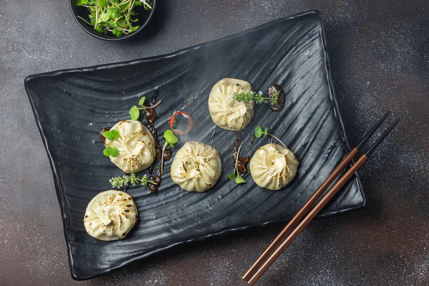 Spiced Beef Momos with Ginger and Cumin