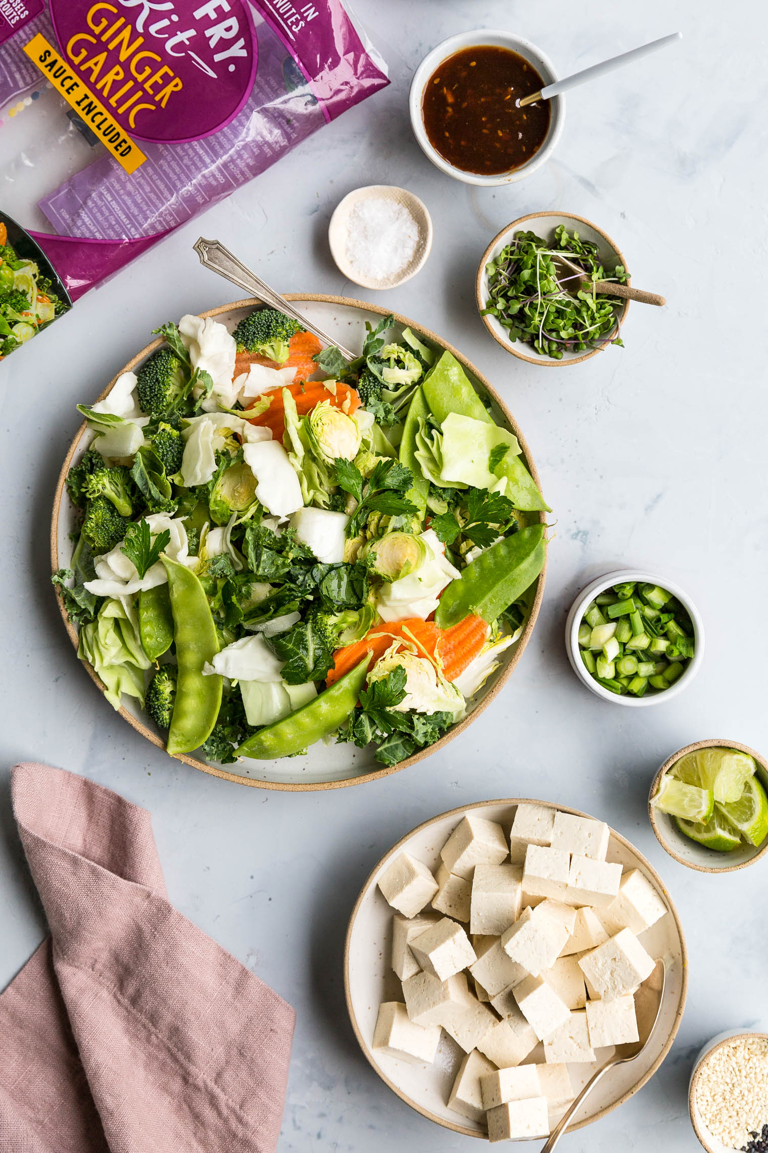 Ginger-Soy Vegetable and Tofu Stir-Fry