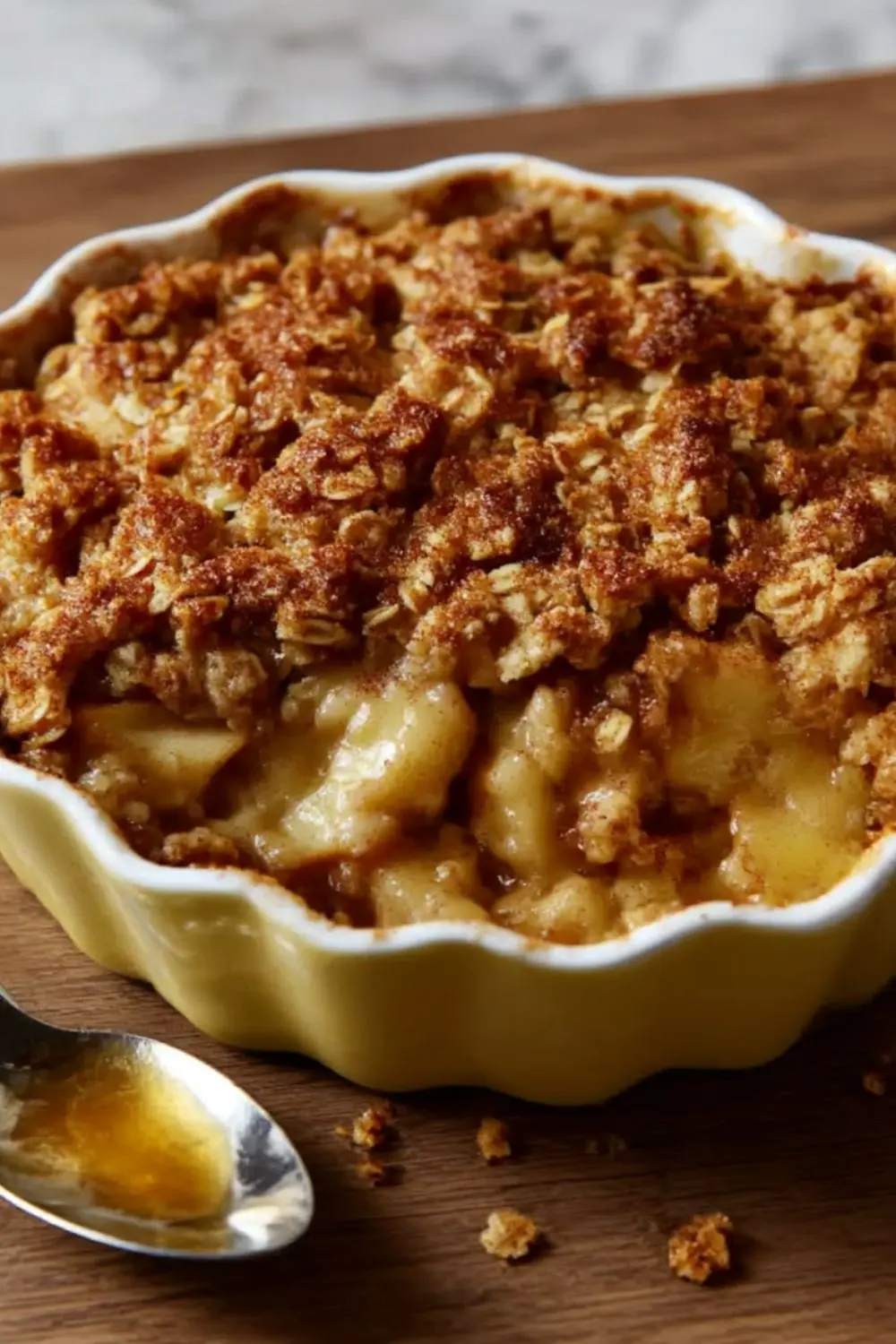 Mixed Apple and Pear Crisp with Oats