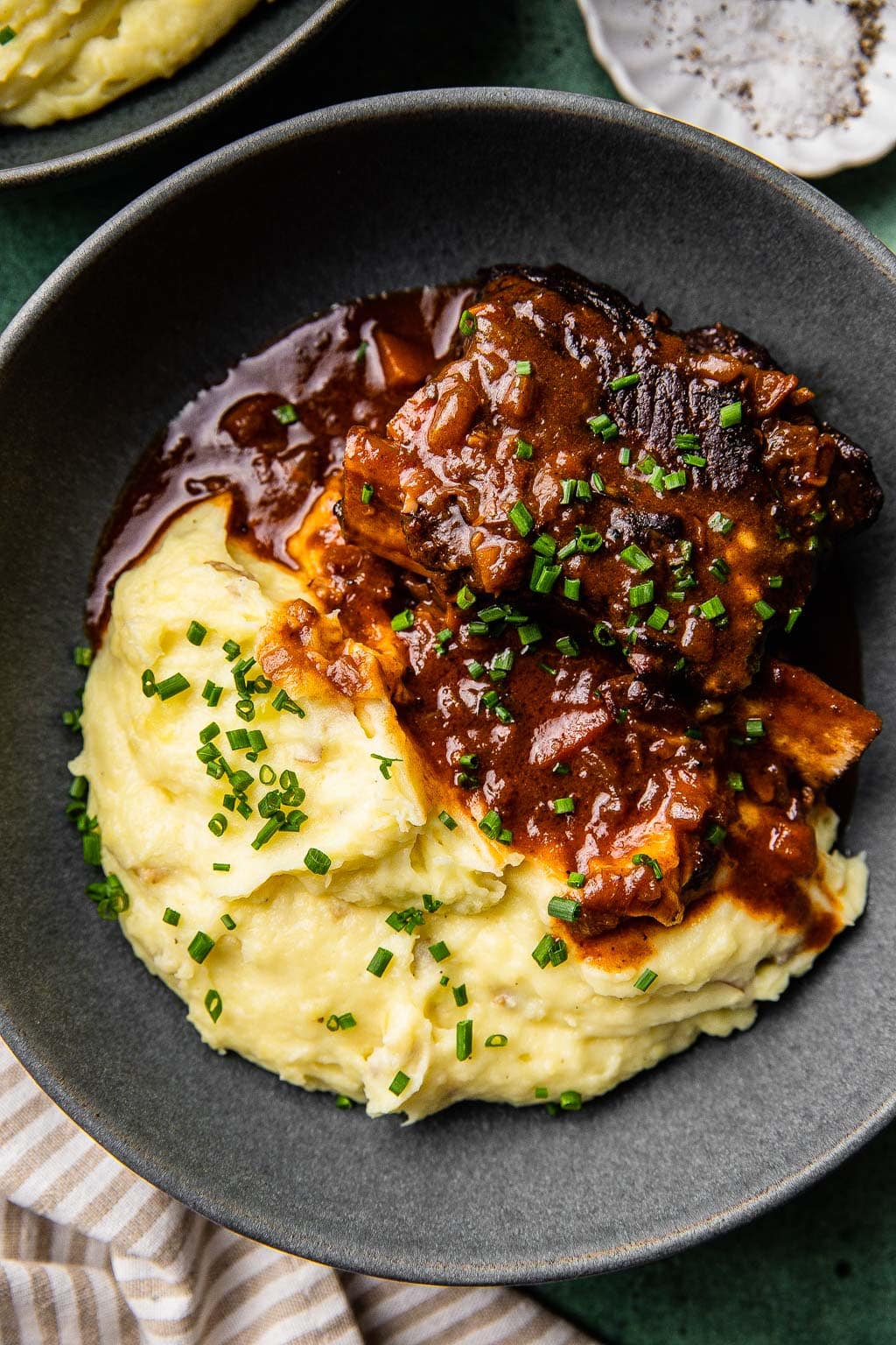 Blanche de Bruges-Braised Leeks with Smashed Potatoes