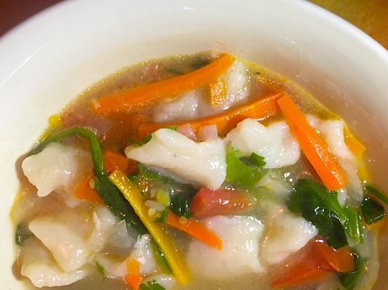 Lamb and Potato Thenthuk Soup