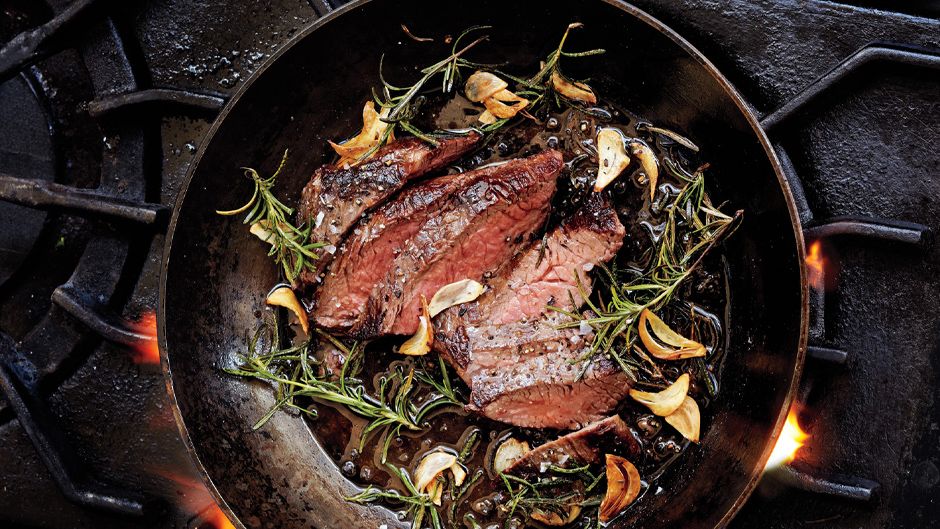 Rosemary Garlic Steak with Roasted Vegetables