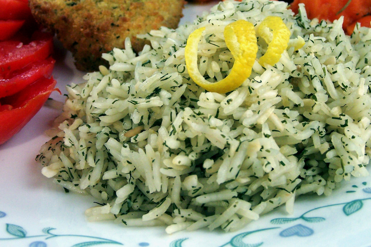 One-Pot Lemon-Dill Mushroom and Rice