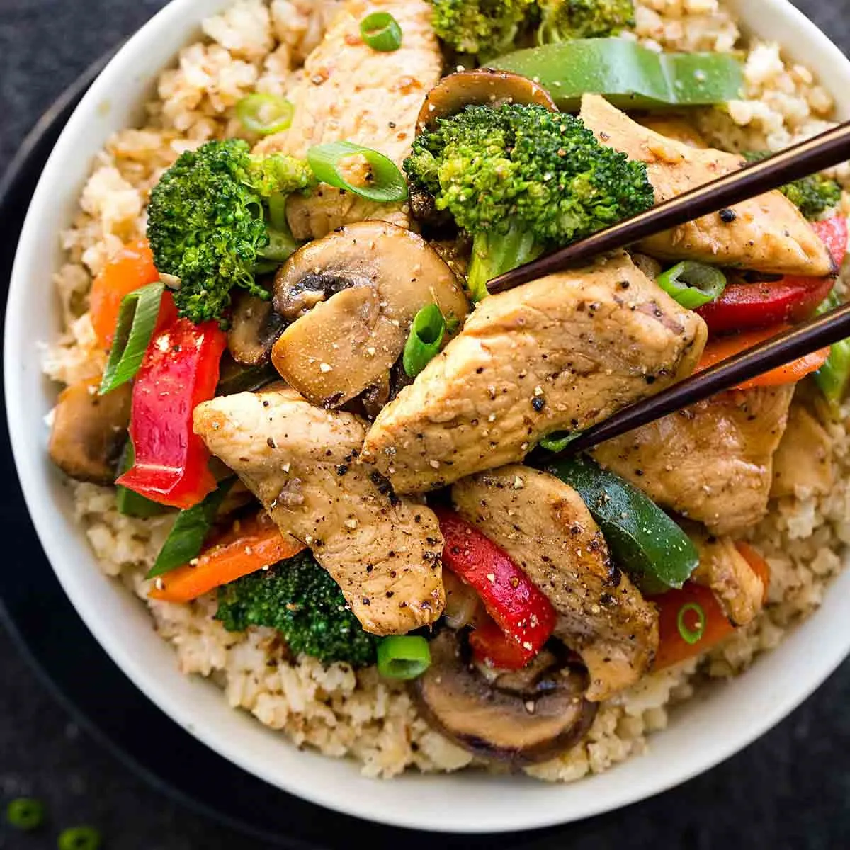 Chickpea-Free Chicken and Vegetable Stir-Fry with Coconut Aminos