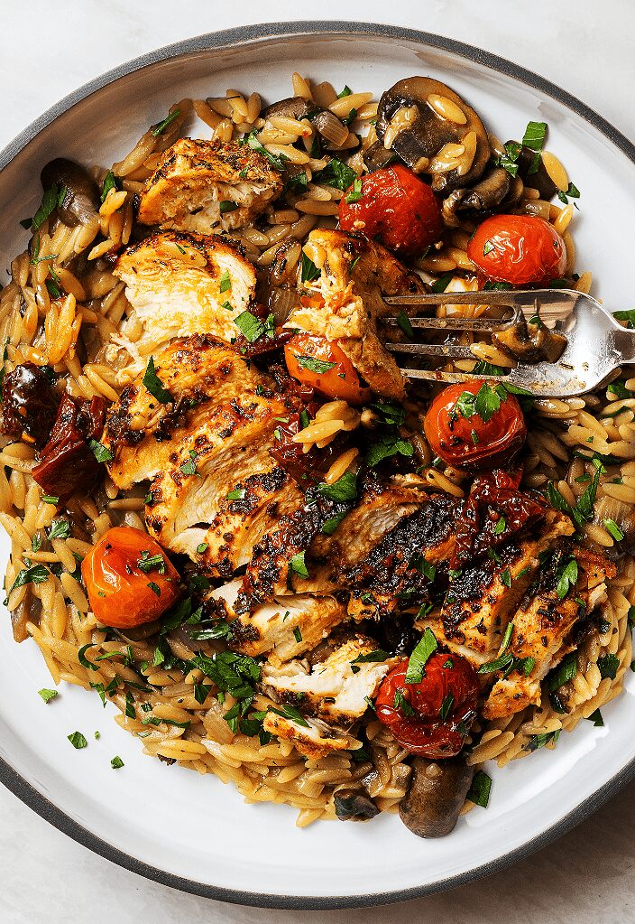 Baked Sun-Dried Tomato and Basil Chicken