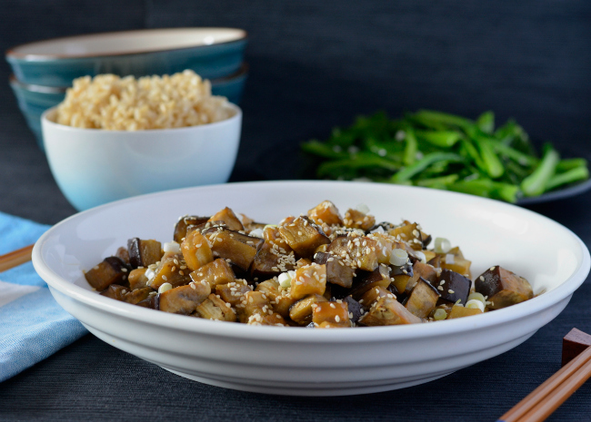 Pan-Seared Eggplant with Miso Sauce