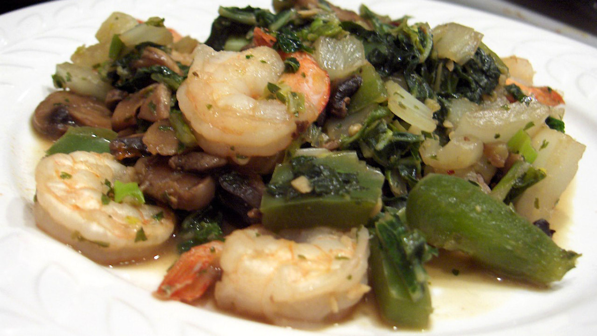 Ginger-Soy Shrimp Stir-Fry with Bok Choy