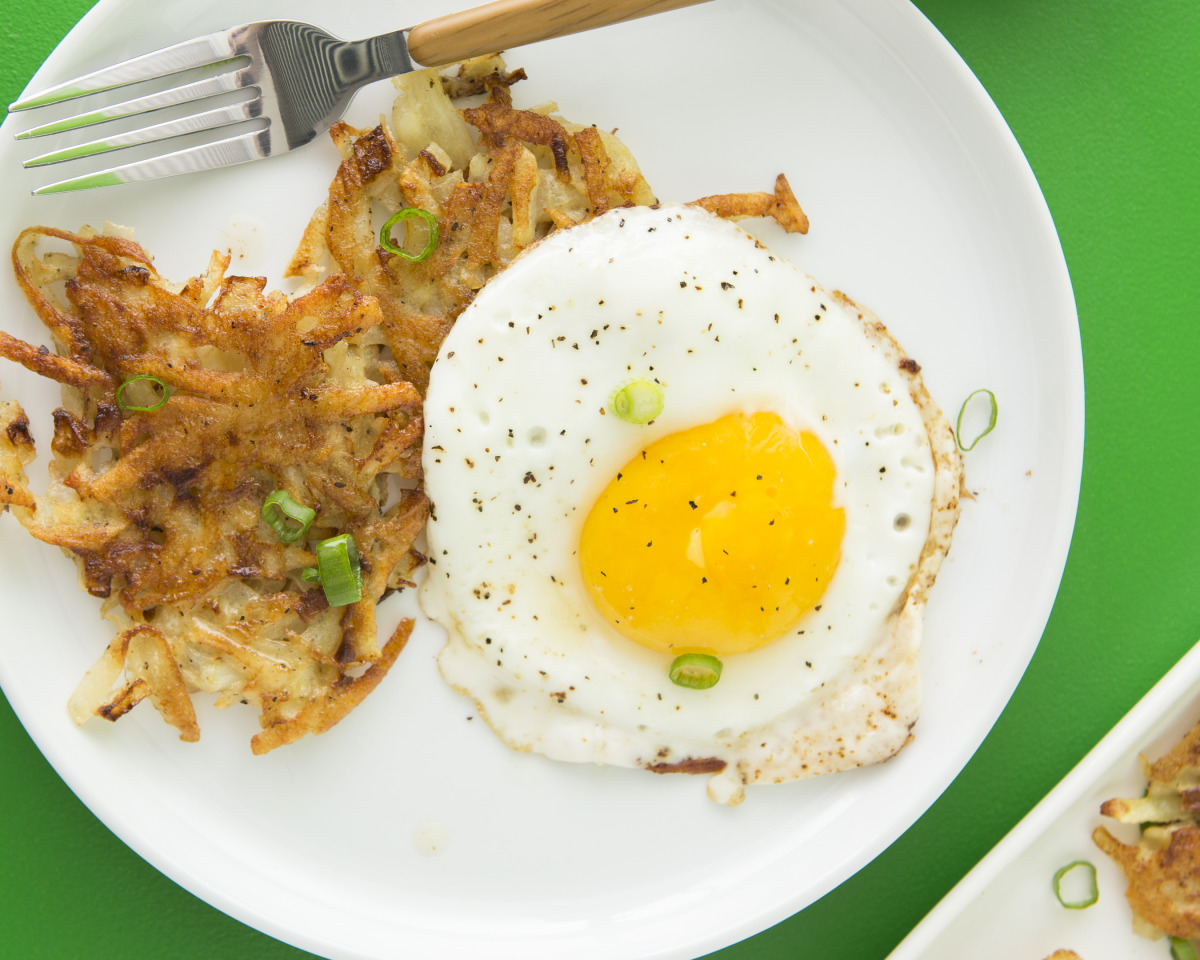 Pan-Fried Boxty with Chives and Dill