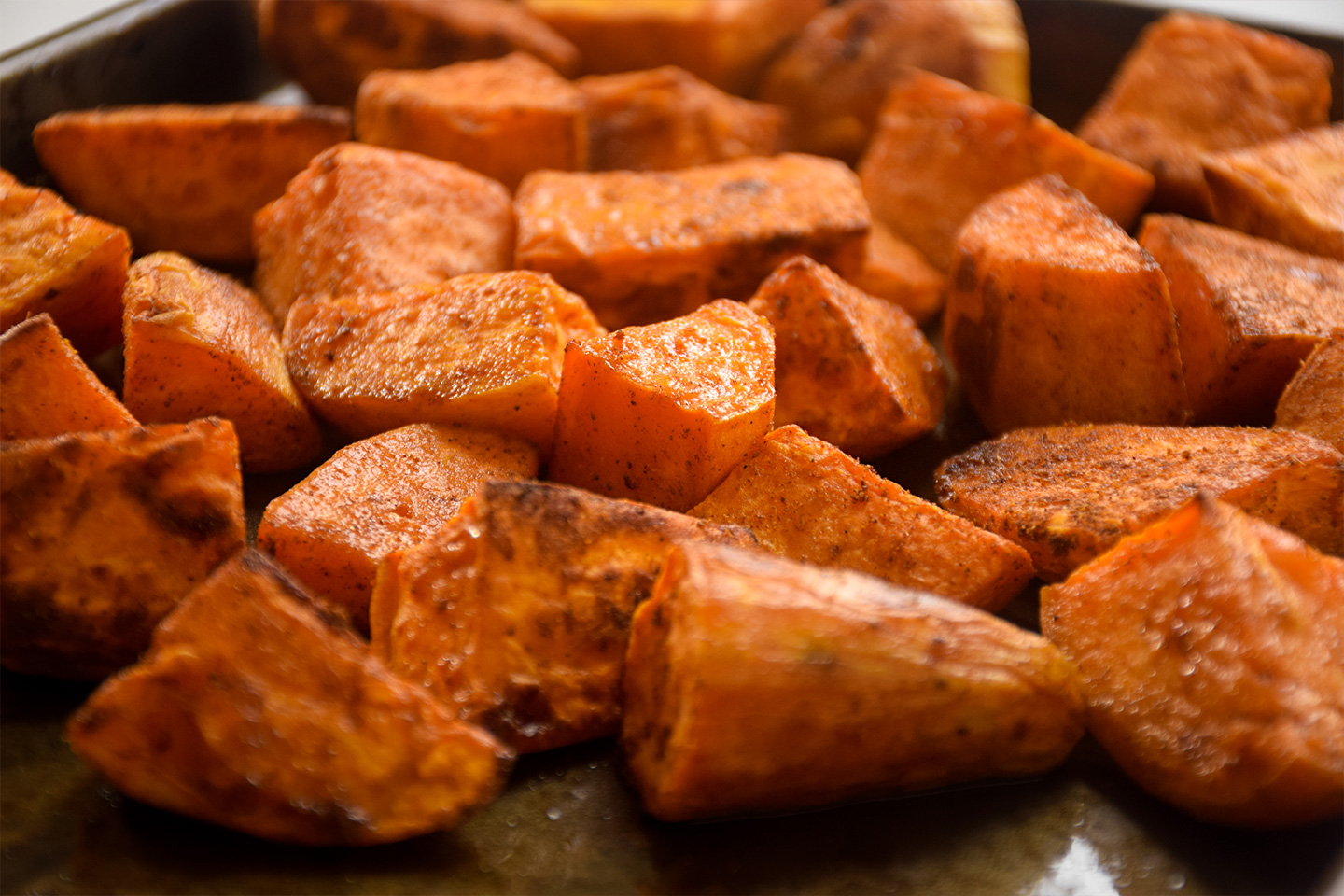 Cumin-Spiced Roasted Sweet Potatoes