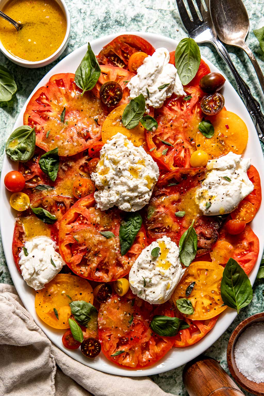 Garden-Roasted Heirloom Tomato and Herb Salad