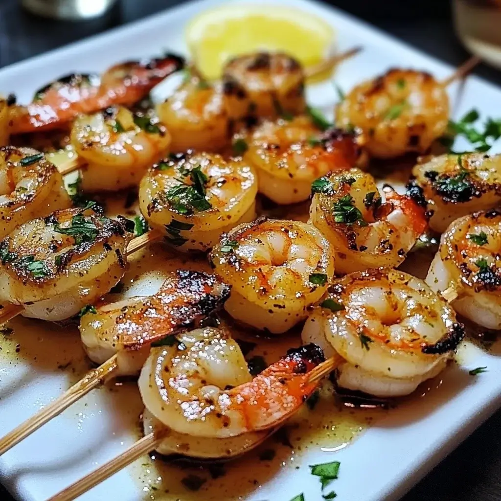 Best-Ever Garlic Butter Shrimp Skewers