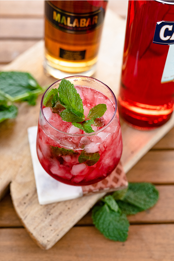 Campari Orange Mint Spritz