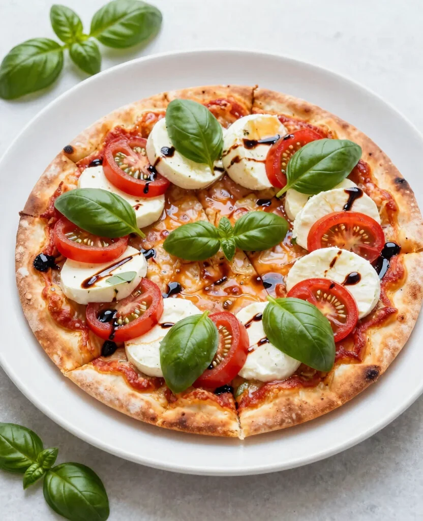 Basil Cheese Mini Pizzas